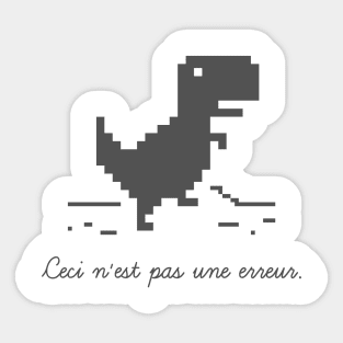 Une erreur Sticker